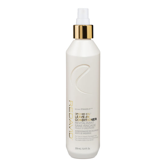 Redavid Orchid Oil Leave-In Conditioner - Ultra Nourishing Spray for Curly or Heavily Damaged Hair with Hemp Seed Oil and Healing Herbs - Clinically