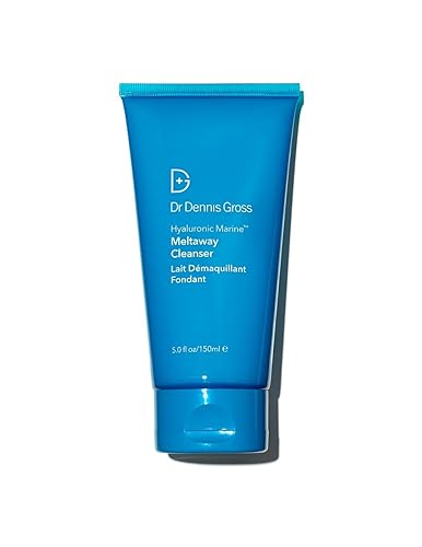 Dr Dennis Gross Hyaluronic Marine Meltaway Cleanser | Oil-Free Hypoallergenic Makeup Removing Cleanser Removes Waterproof Makeup, Dirt, and Oil