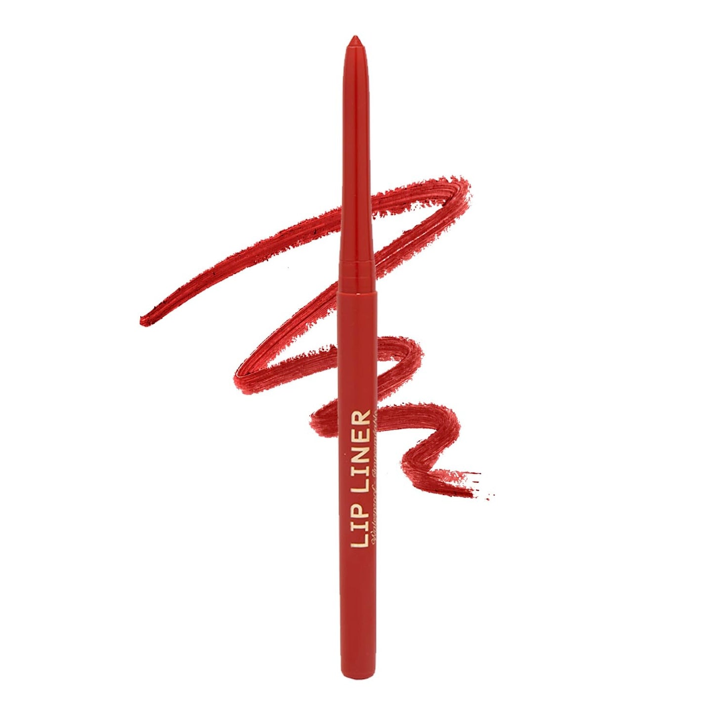 Winky Lux Dirty Love Demi Matte Lip Liner Pencil - Vibrant Red Lipliner, Waterproof Long Lasting Formula, Creamy Retractable Tip For Precision