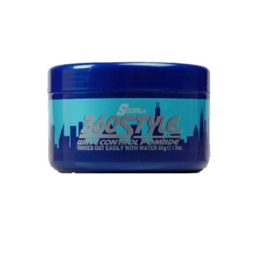 Luster's S-Curl 360 Style, Wave Control Pomade 3 oz (Pack of 5)