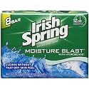 Irish Spring Deodorant Bar Soap Moisture Blast with HydroBeads 3.75Oz Pack of 2