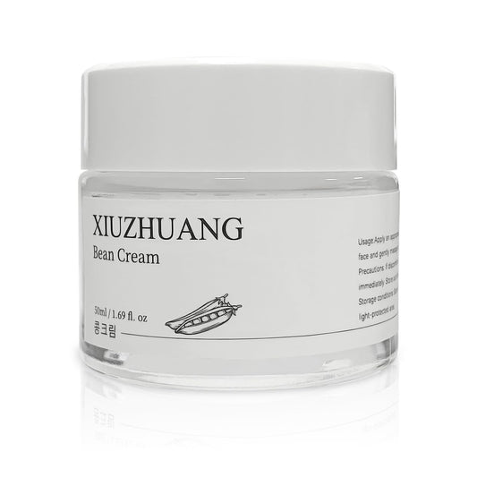Gentle Non-irritating moisturizer soybean face cream for Women-Hydrates & Moisturizes Skin for 24 Hours-Shrink Pores & Tighten Skin-Nourishing Facial Beauty & Personal Care XIUZHUANG