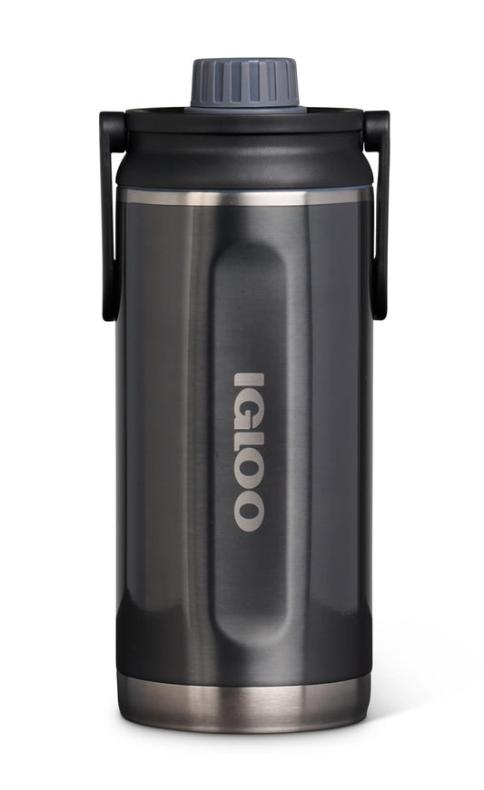 Igloo, 36 OZ Stainless Steel, Twist ‘n’ Chug Bottle, Carbonite