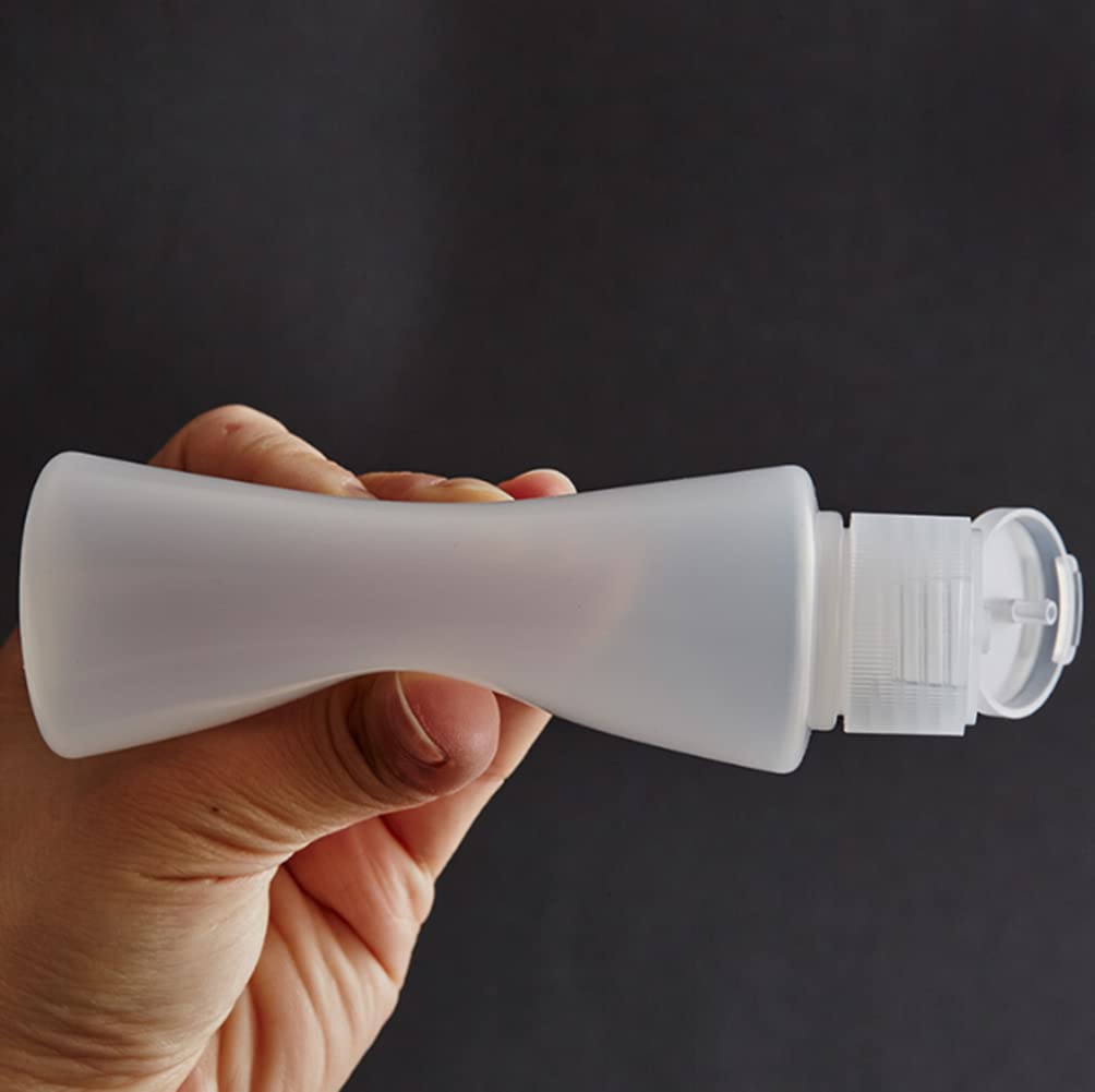 Bamboopack 4 Pcs 100ml 3.3oz Leak Proof Refillable Plastic Bottle Squeeze Containers Liquid Containers Squeeze Tube Transparent Dispenser Toiletries