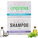 J.R.LIGGETT'S Tea Tree Formula Shampoo Bar and Conditioner Bar 2-Pack, All-Natural, Plant-Based Solid Hair Care Set, Sulfate-Free, 3.5 oz Shampoo