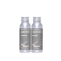 Plaine Products Eco-Friendly Travel Size Shampoo and Conditioner - Unscented - Sulfate/Paraben/Phthalate Free, 2.5oz Refillable Aluminum Bottles