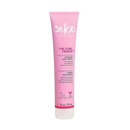 Cake Beauty Curl Defining Cream, The Curl Friend - Moisturizes and Defines Curls - For Frizz Control & Detangling - Avocado Oil, Soybean Oil & Shea
