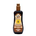 Australian Gold Spray Gel Sunscreen with Instant Bronzer SPF 8, 8 Ounce | Moisturize & Hydrate Skin | Broad Spectrum | Water Resistant