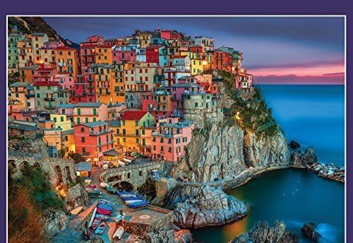 Buffalo Games 1000-Piece Jigsaw Puzzle – Peter Stewart Cinque Terre, Challenging Adult Puzzle for Game Nights, 26.75" x 19.75"