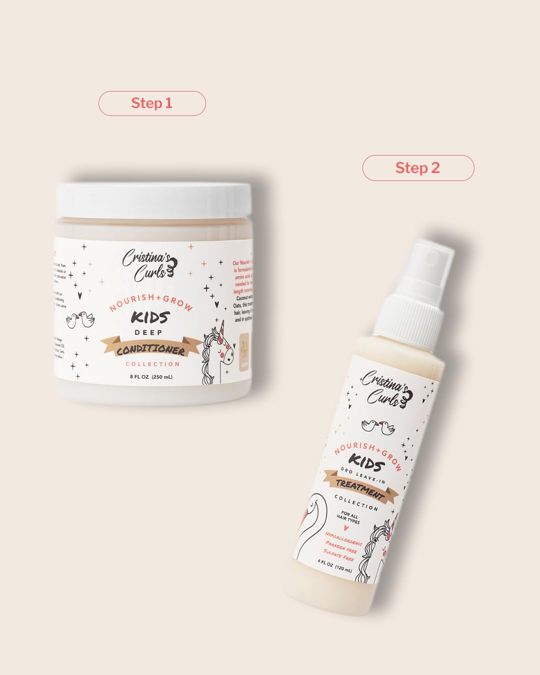 Cristina's Curls Kids Deep Conditioner - Plush Moisture And Slip For Easy Detangling