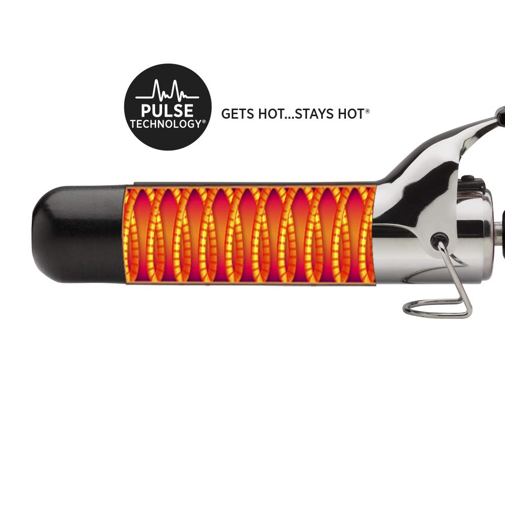 Hot Tools Professional Fast Heat Up Titanium Curling Iron/Wand, 1 1/2 Inches