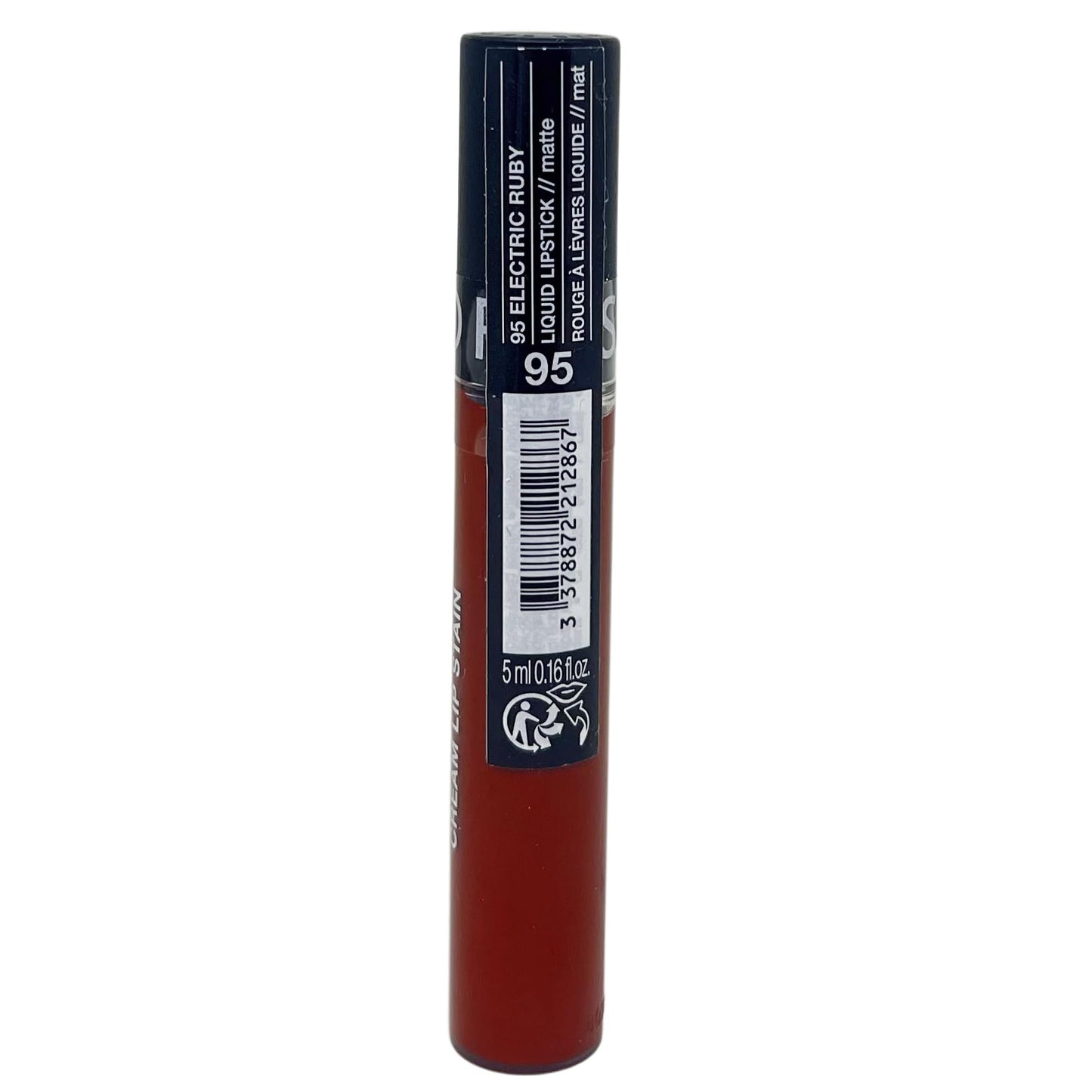 SEPHORA Collection Cream Lip Stain - 95 Electric Ruby (matte electric red), 5 mL / 0.16 fl oz