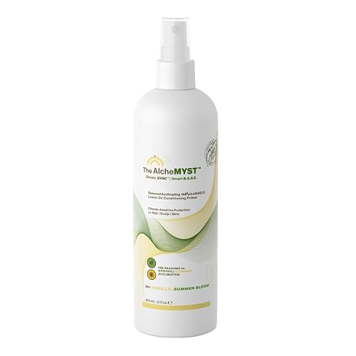 Tweak'd by Nature AlcheMYST Leave-In Hair Primer Mist, Vanilla Summer Bloom, All Natural Organic, Anti-Frizz & Hydrating, 12 Fl Oz.