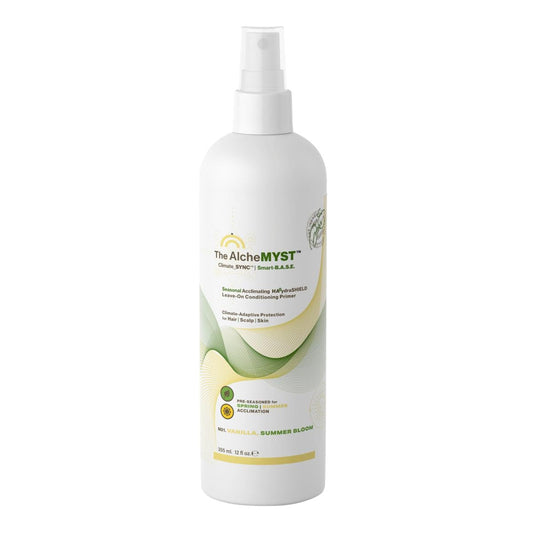 Tweak'd by Nature AlcheMYST Leave-In Hair Primer Mist, Vanilla Summer Bloom, All Natural Organic, Anti-Frizz & Hydrating, 12 Fl Oz.