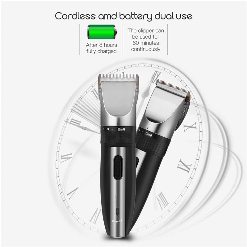 GLESVOWIO Pro Hair Clipper Men Hair Clipper Professional Beard Trimmer Cordless Shaving Machine Recargeable Haircut Razor Cutting Limit Comb Beauty and Personal Care GLESVOWIO