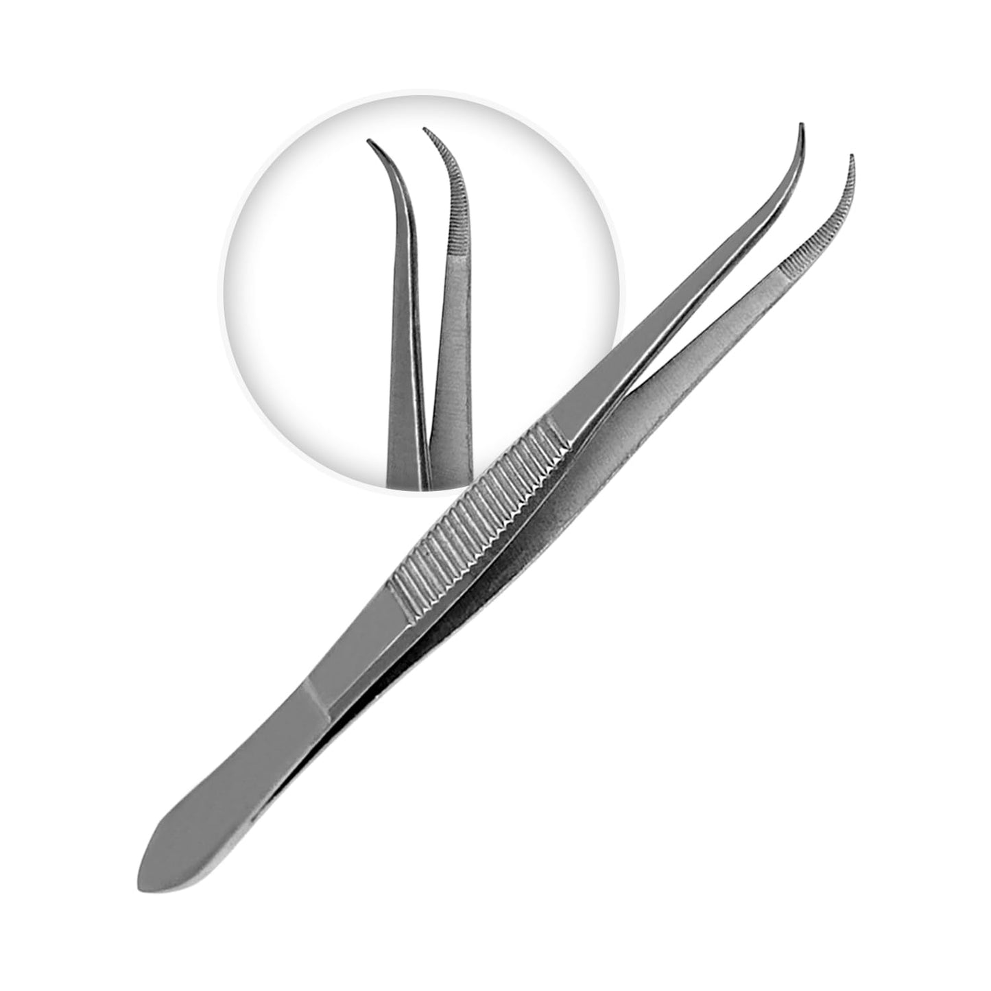 Fine Point - Micro Tweezers Forceps - Splinter Remover Pliers Stainless Steel Straight & Curved, Sets (6 pcs Set (3Str/3cud)) Beauty and Personal Care SURGICAL ONLINE