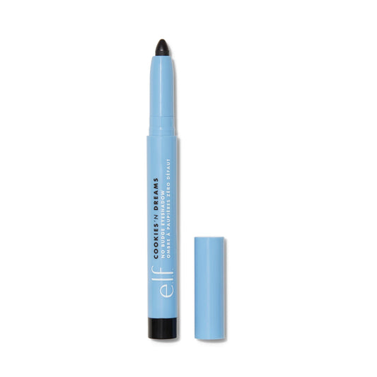 e.l.f. Cookies 'N Dreams No Budge Shadow Stick, Longwear, Smudge-Proof Eyeshadow With Built-In Sharpener, Limited Edition Shade, Midnight Milkshake