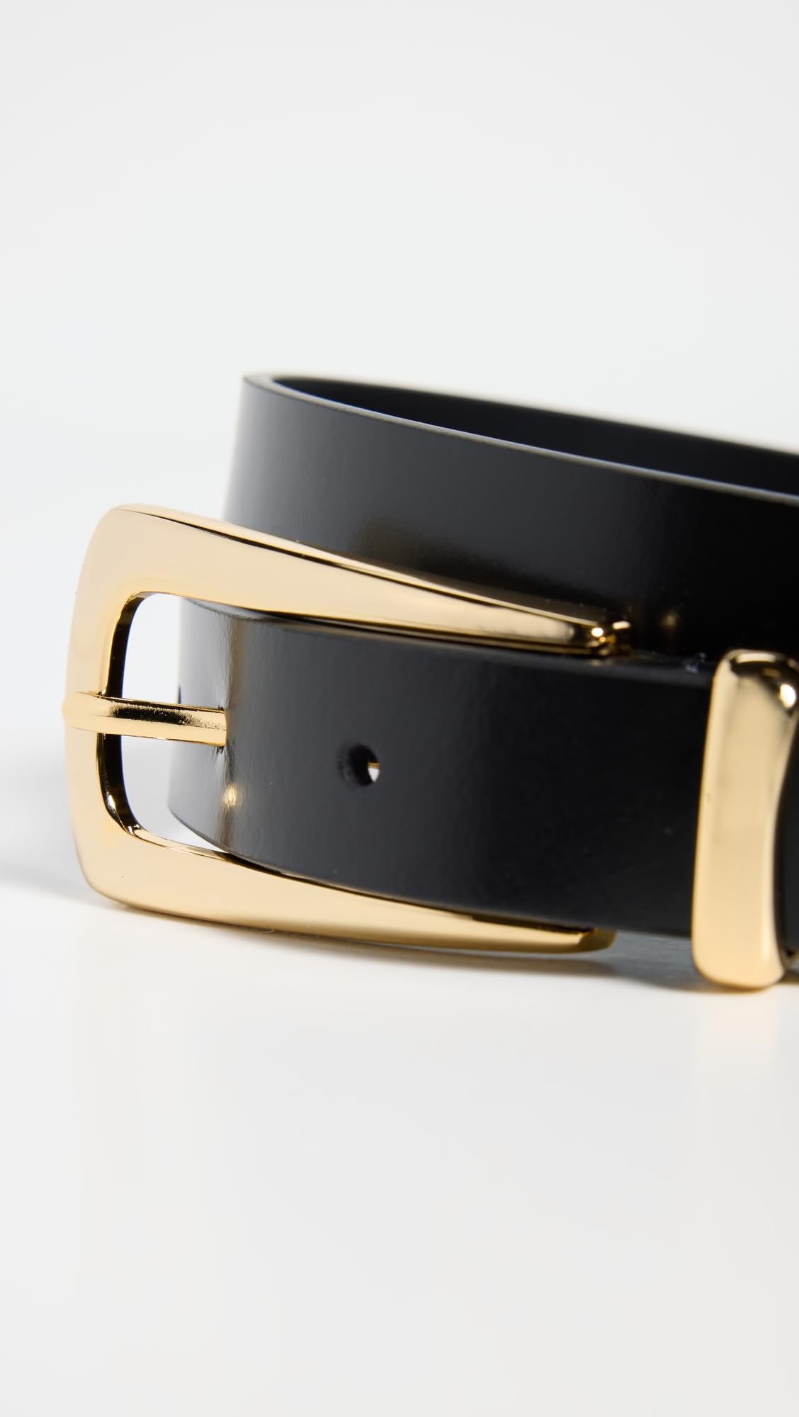 Favorite Daughter womens The Statement Belt, Black/Gold, Medium