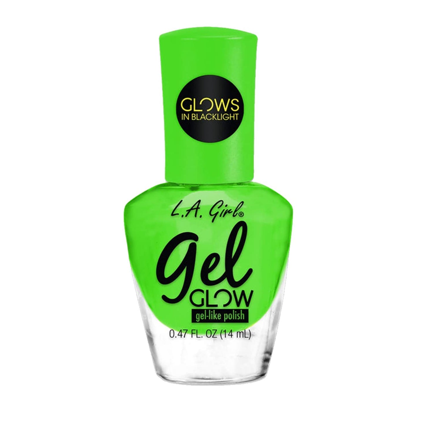 L.A.girl Gel Glow Nail Polish 0.47 oz- 8 Colors, No UV Light Needed, Gel like Finish Polish (Eerie Glow) Beauty & Personal Care L.A. Girl