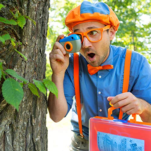 Blippi Detective Roleplay Set | Carry Case, Camera, Badge, Magnifying Glass & Activity Sheets | Toddler Mystery Adventure Toy
