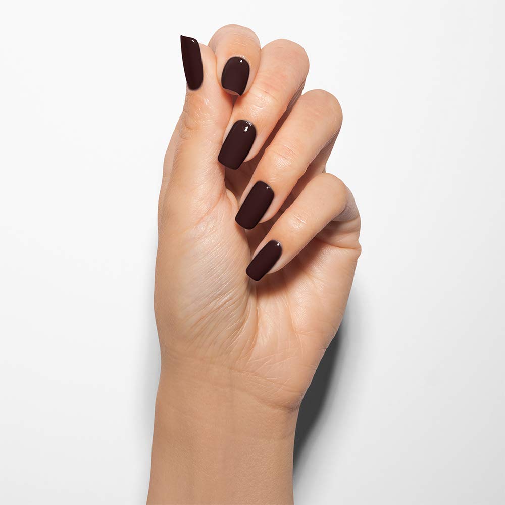 Morgan Taylor Nail Lacquer (Pumps Or Cowboy Boots?) Black Professional Lacquer, Vibrant, Chip-Resistant, Fast-Drying, Long-Lasting, High-Shine