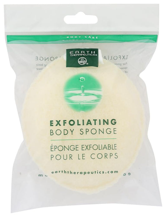 Earth Therapeutics Body Sponge Exfol Oval4 Beauty and Personal Care Earth Therapeutics