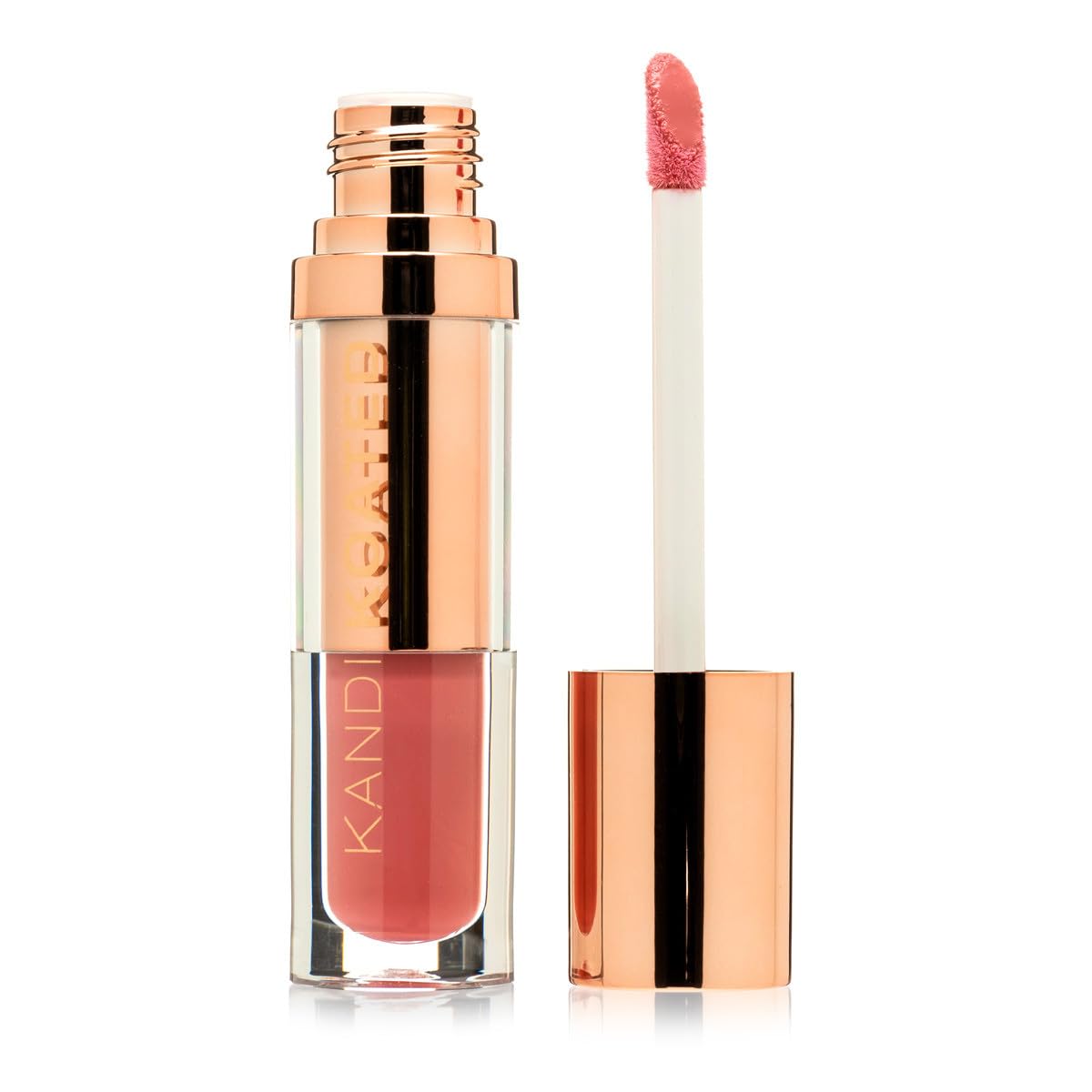 Kandi Koated Lacquer Illuminating Lip Cream [Girl Talk] Creamy Lip Gloss | Natural Colors, Moisturizing Lip Lacquer, Paraben-Free, Cruelty-Free |