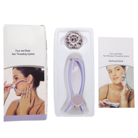 Socobeta Hair Epilator Threading Epilator Cotton Hair Remover Tool for Neck Hair Removal with 10 Cotton Lines (Blister Package) Beauty and Personal Care Socobeta