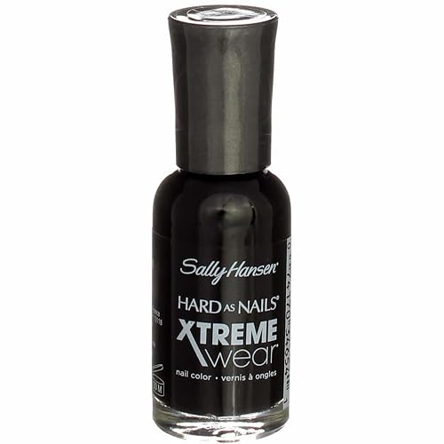 Sally Hansen Hard as Nails Xtreme Wear, Black Out [28], 0.4 oz (Pack of 2) Beauty & Personal Care Sally Hansen