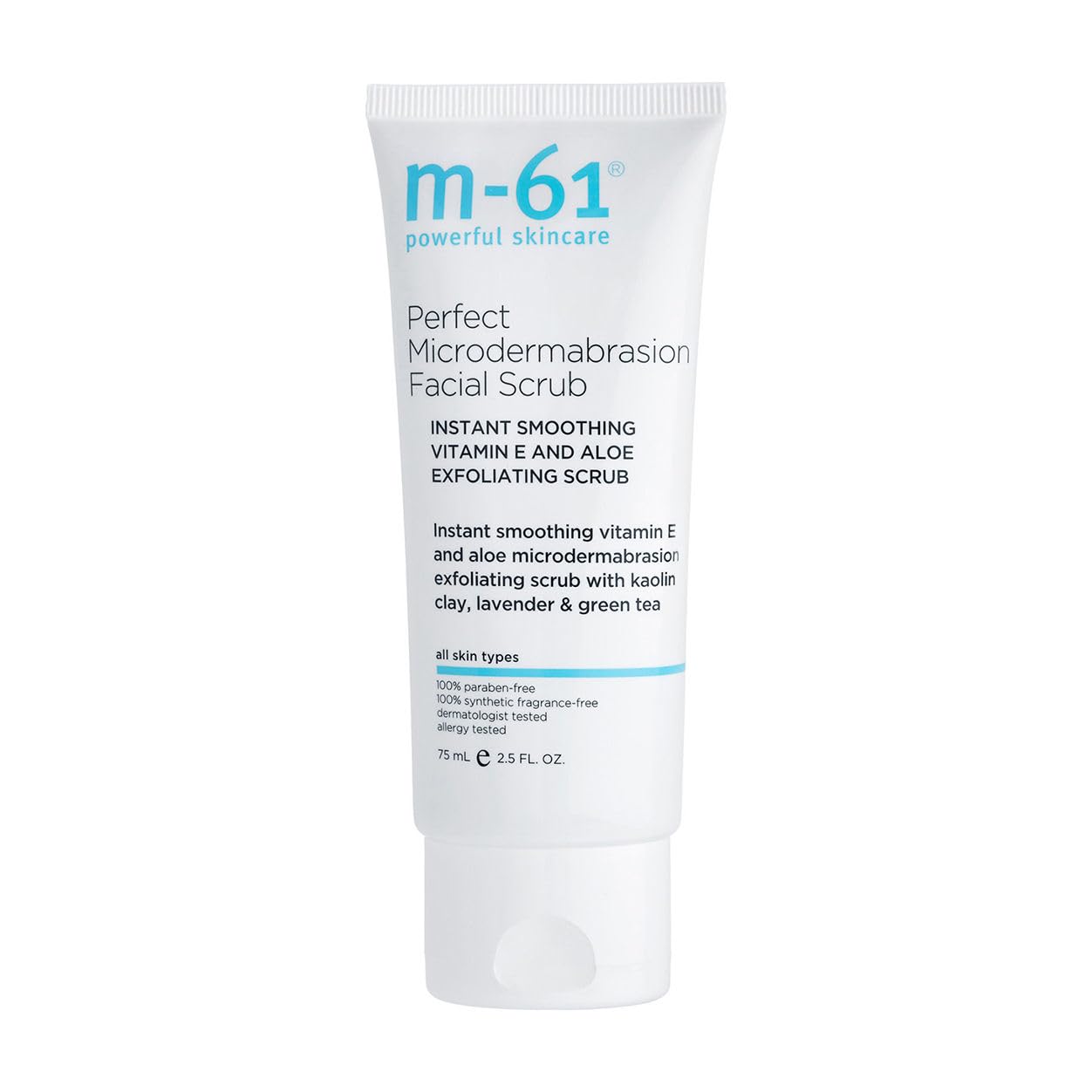 m-61 Perfect Microdermabrasion Facial Scrub | Instant Smoothing, Exfoliating Scrub With Vitamin E, Kaolin Clay, Aloe, 2.5 Fl Oz