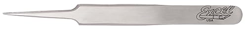 Excel Straight Point Tweezer, Polished