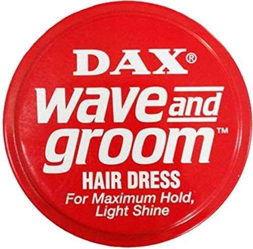 Dax Wave & Groom Hair Dress 3.5 Ounce Jar (103ml) (3 Pack)