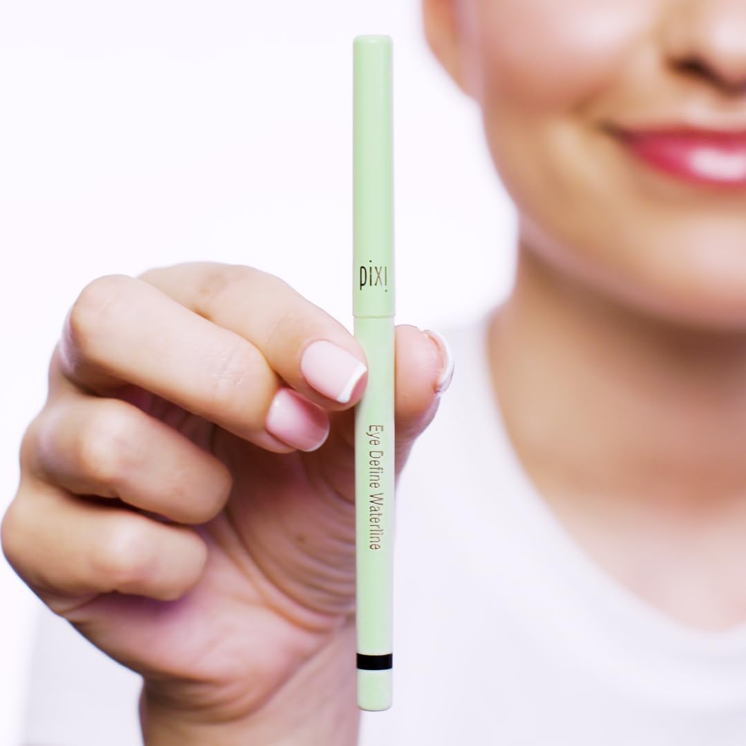 Pixi Beauty Eye Define Waterline | Ultra-Fine Waterproof Eyeliner Pencil for Inner & Upper Lash Line | Smudge-Proof, Transfer Resistant & Long-Wearing