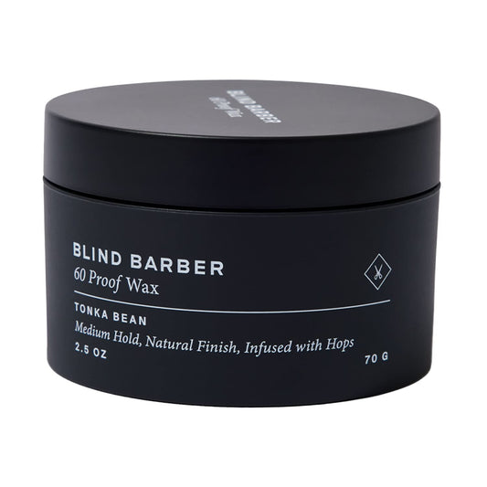 Blind Barber 60 Proof Hair Wax for Men - Water-Based Wax for Hair Styling - Medium, Workable Hold & Shine - Made with Volumizing Hops Extract