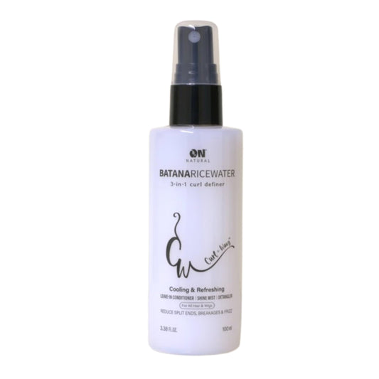 On Natural Curl-N-Wavy 3-in-1 Curl Definer (3.4 OZ, Batana Rice water)
