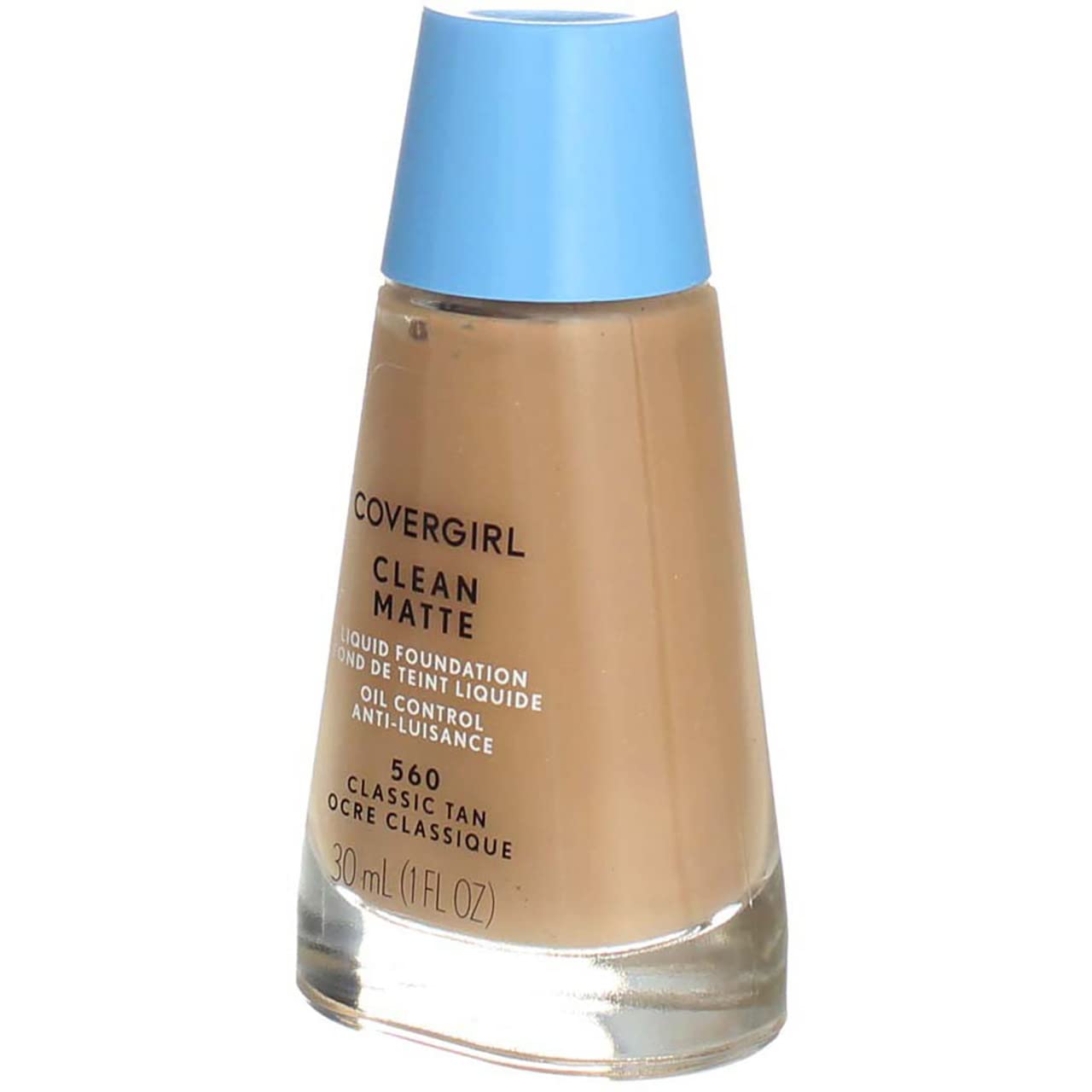CoverGirl Clean Classic Tan Matte 560 Oil Control Liquid Makeup -- 2 per case.