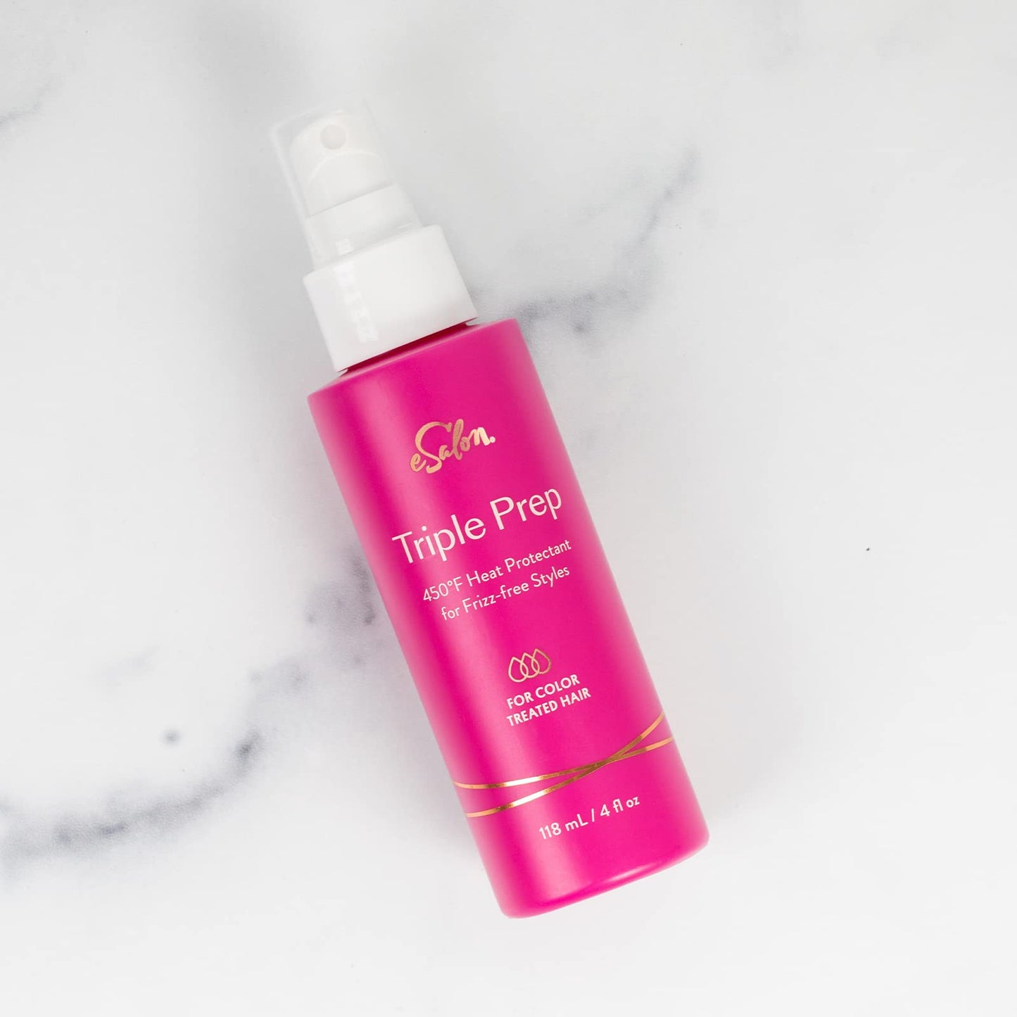 eSalon Triple Prep, Heat-Activated Hair Protectant Spray 4 fl oz