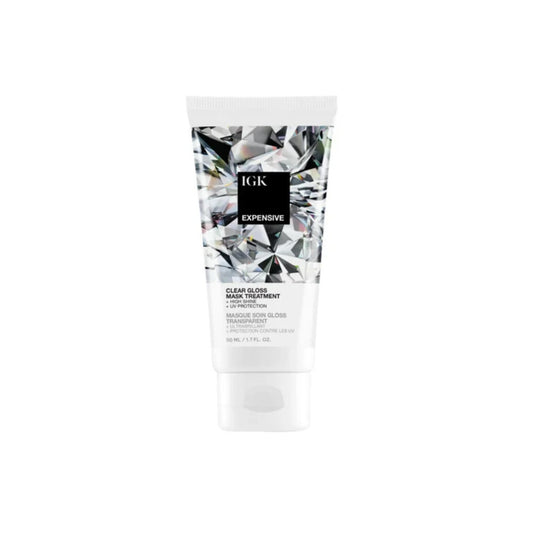 IGK Expensive Amla Oil High Shine Gloss Treatment | Strengthens, Softens & Enhances Shine | UV Protection + Color Safe | Vegan & Cruelty Free | 1.7 oz
