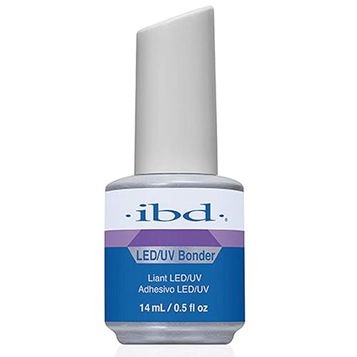 IBD LED/UV Bonder - Nail Primer for Gel Polish and Acrylic Nails, Nail Bonder for Long-Lasting Adhesion, 0.5 oz