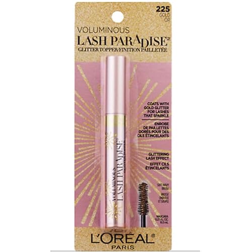 L'Oreal Paris Voluminous Lash Paradise 225 gold Glitter Topper 8.0ml