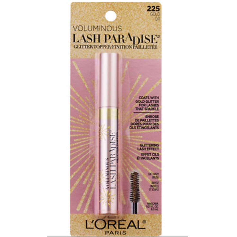 L'Oreal Paris Voluminous Lash Paradise 225 gold Glitter Topper 8.0ml
