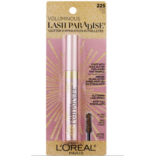 L'Oreal Paris Voluminous Lash Paradise 225 gold Glitter Topper 8.0ml