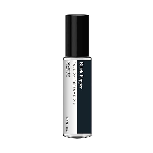 DEMETER Black Pepper Roll On Perfume Oil, 0.33 Oz, Long-Lasting