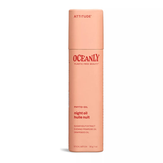 ATTITUDE Oceanly Night Oil Stick, EWG Verified, Plastic-free, Plant and Mineral-Based Ingredients, Vegan and Cruelty-free Beauty Products, PHYTO OIL