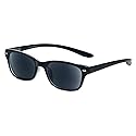 Calabria Neck Hanging Reading Sunglasses +3.75 Black Men Women Sun Glasses Readers Long Temples UV Protection Trendy w/Case