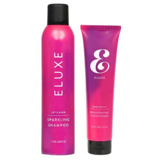 ELUXE Go Glow Kit, Carbonic Acid Shampoo & Conditioner for Ultra-Smooth, Silky, Frizz-Free, and Glossy Glass Hair (Set of 1) Beauty & Personal Care ELUXE