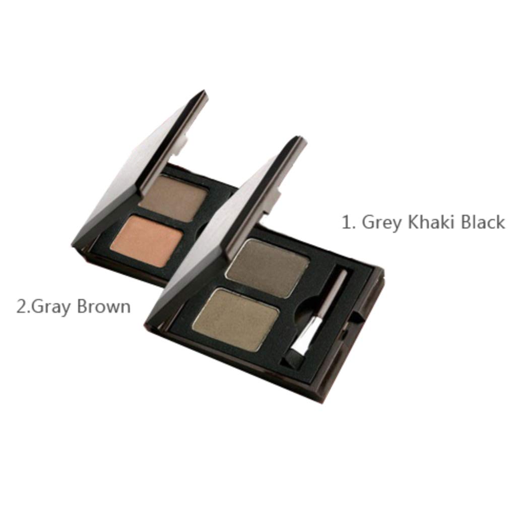 SKINFOOD Choco Eyebrow Powder Cake from Real Cacao - Eyebrow Powder Duo Palette with Minerals - Great Gifts Ideas for Women, Mom, Teacher, Officemate