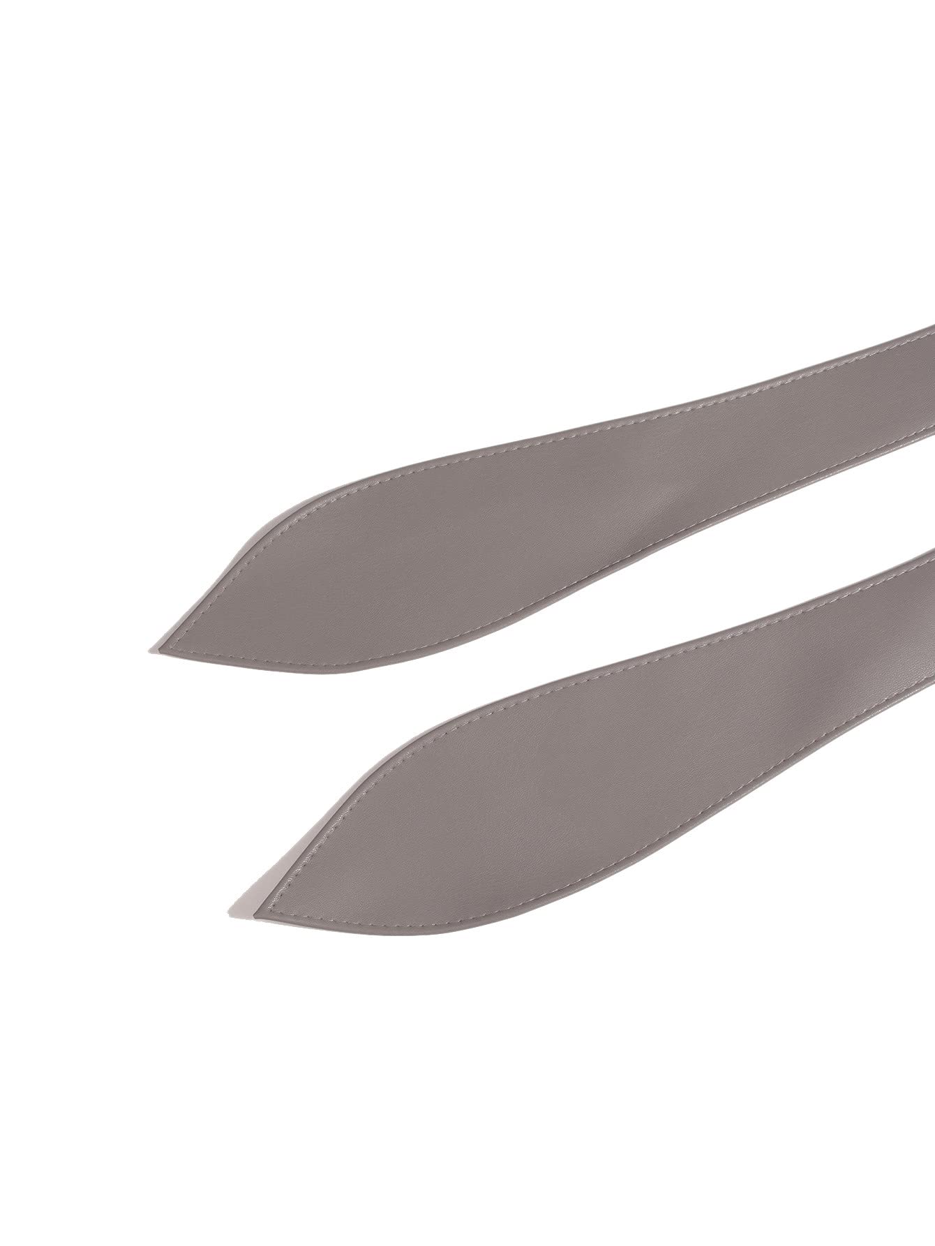 FASUND Womens Faux Leather Wide Cinch Belt Waistband Lace Up Wrap Around Obi Bowknot Belts for Dress Jumpsuit