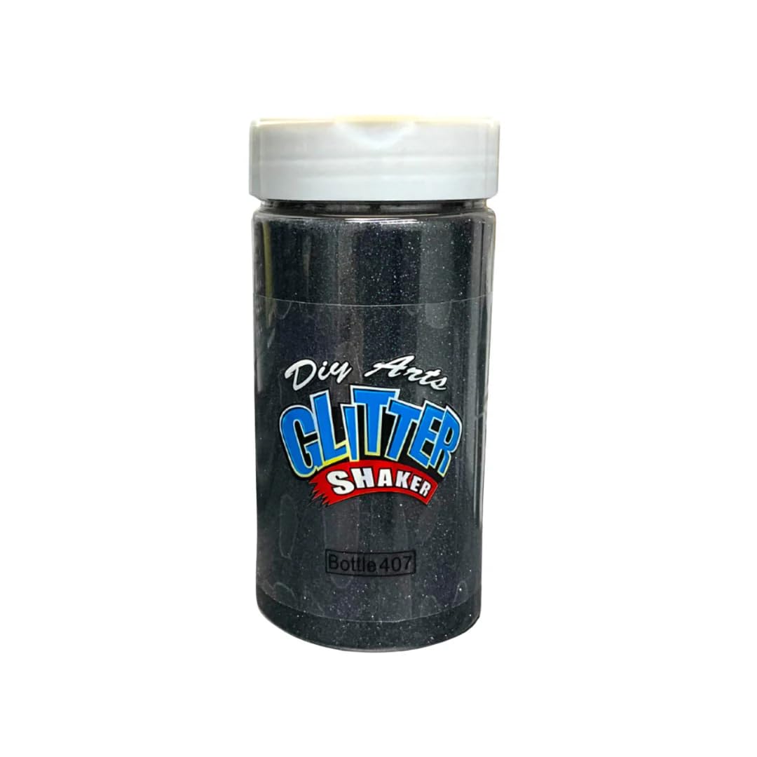 Mardi Gras Spot 8oz Glitter - Holographic Black (Each)