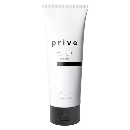 Privé Smoothing Solution - Lightweight Non-Greasy Formula with Baobab, Bamboo and Jojoba Proteins for Sleek Shiny Hair - Speeds Drying and Controls